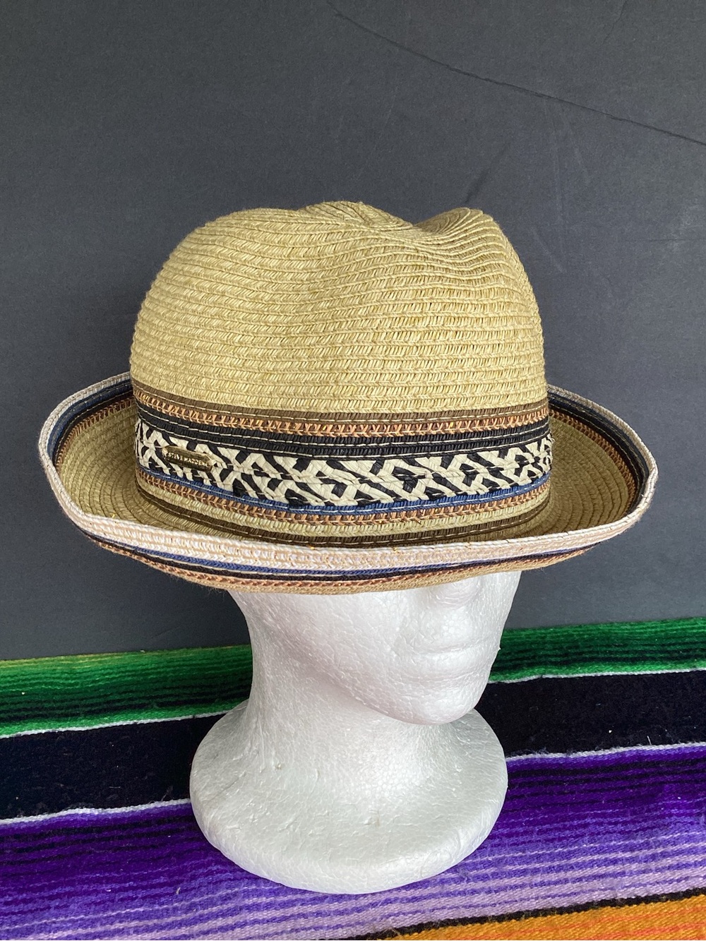 Steve Madden straw fedora hat